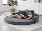 Convertible sofa couch bed,multi-functional,circular bed,adjustable Futon sofa ,No Assembly W2677P388981