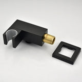 Shower System, 10-Inch Matte Black Full Body Shower System with Body Jets, Square Rainfall Shower 06159140