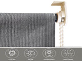 8'X8' Light Grey HDPE spliced roller shutter 75027749