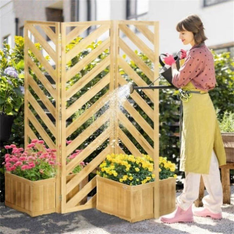 ZUN Wooden Planter Box 36198049