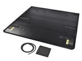 Matte Black Hard Tri-Fold Truck Bed Cover, 5FT Waterproof Tonneau Cover with LED Replacement for 82794751