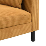 57 " High Resilience Loveseat Sofa, Wooden Frame 2 Seat Sofa, Comfy , Small Space Saving Modern W2297P264494