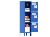 66"H Metal Lockers for Employees with 3 Door Storage Locker for Employees Gym School Home Office 82793070