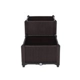 2Pcs Free Splicing Injection Planting Box Brown 59063384