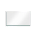 ZUN 60 x 36 Inch LED Bathroom Mirror with Front and Backlight, Wall Mounted Vanity Mirror, Anti-Fog, W2287P280115