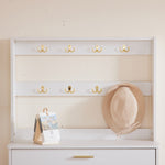 ZUN Entryway Bedroom Armoire,Shoe Cabinet,Wardrobe Armoire Closet, Drawers and Shelves, Handles, Hanging 92176488