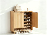 () 2 Cabinet Doors with Top Enclosure and 1 Row of Shelves for Shoe Cabinets 67298702