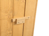 Fir wood Arrow Shed with Single Door Wooden Garden Shed Wooden Lockers Wood Color 04590997