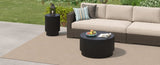 ZUN 15.72-inch H-barrel coffee table, Nordic style, simple design, suitable for indoor and outdoor use, W1781P211084