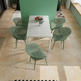 2-Pack Modern Lounge Chairs Indoor/Outdoor All-Weather PP Plastic, Lightweight for Patio, Beach, W3450P323316