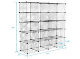 20-Cube Organizer Cube Storage Storage Shelves Wire Cube Storage Origami Shelves Metal Grid 30244313