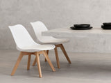 Set of four dining chairs, medieval modern style dining chairs for kitchen and dining room, with W3851P457787