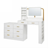 Modern White 8-Drawer Dresser for Bedroom - Ample Storage Wide Chest of Drawers, Sturdy & Safe 71452198