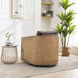 COOLMORE Swivel Chair, Comfy Round Accent Sofa Chair for Living Room, 360 Degree Swivel W395102739