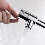Brass Foldable Kitchen Faucet Rotatable Tap Only for Cold Water Chrome 38584869