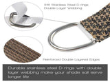 13'X20' Mocha HDPE sunshade sail 56357466