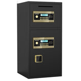 Large Double-door Coin-operated Safe,Digital Security Safe with Fireproof and Waterproof Bag,6.0 W1779P283321