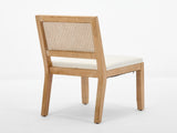 Farmhouse Rattan Dining Chairs Set of 2, Mid Century Modern Kitchen & Dining Room Chairs, Cane 63105363