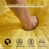 Giant Bean Bag Couch for Adults, Ultra Soft Fluffy Loveseat Bean Bag Sofa, Oversized Chase Lounge 81854156