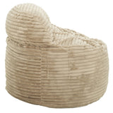 Convertible Memory Foam Bean Bag Chair, 2-in-1 Sofa Chair, Beige B2741P330119