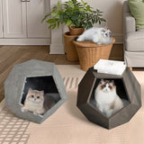 25.98"Modern Pet Furniture Cat Carrier Side Table, Sofa Side Table, Planter MDF Multifunctional 03226075