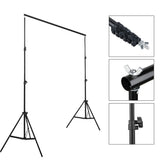 2*3M Backdrop Support Stand Set Black 55482709