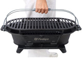 Oval Cast Iron Grill Outdoor, Portable Charcoal Grill and Tabletop Cast Iron Skillet - 100% Cast 43977316