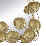 61" x 31" Full Length Mirror with Golden Leaf Accents, Floor Miiror for Living Room Bedroom W2078135189
