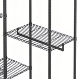 Heavy Duty Garment Rack, Freestanding Closet Organizer, Portable Wardrobe Clothes Rack, Adjustable W3204P318297
