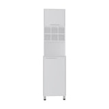 Attica 80" High Double Cabinet Kitchen Pantry , Storage Cabinet, Six spice Cubbies and Four Shelves B200P286954