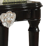 Black End Table with Turned Legs B062P189193
