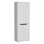 ZUN Herrin Storage Cabinet Kitchen Pantry With Four Doors and and Five Interior Shelves B200P173176