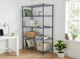 5-layer adjustable shelf Display Rack Iron household shelf with adjustable feet 29.13*13.39*59.06in 90600393
