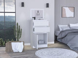 ZUN Cassel 2-Drawer Dresser White B06280083