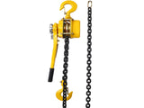 Lever Chain Hoist 1 1/2 Ton 3300LBS Capacity 20 FT Chain Come Along with Heavy Duty Hooks Ratchet 55304435