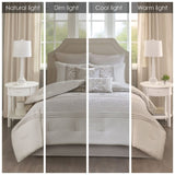 Cal King Embroidered 8 Piece Comforter Set B03594911