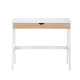 Hilton Desk In White/Natural 29281-WHN