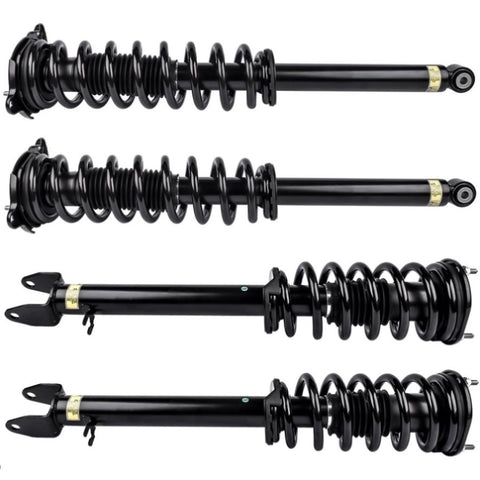 ZUN 4x Shock Strut Coil Spring Assembly Front Rear for Tesla Model S 2011-2016 RWD 101561900A 101561900B 40679364