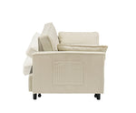ZUN Upholstered broaching machine, plank support, Upholstered frame broaching machine, Twin bed, beige W1658P179564