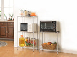 Changeable Assembly Floor Standing Carbon Steel Storage Rack Silver 54924418