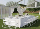 10 Pack Plastic Folding Chairs, Stackable Commercial Chairs, Portable Event Seats Indoor Outdoor for 43466408