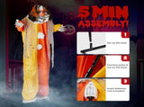 8.2ft Red eyed Clown Outdoor Halloween Decorations 04564886
