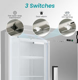 2 Door 49 Cu.Ft Commercial Refrigerator Dynamic Cooling OmniSmart Temperature Control 3341 W1192P248456