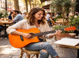 41" Acoustic Guitar for Beginners Adults, Dreadnought Cutaway Basswood Folk Guitar with Gig Bag & 17688606
