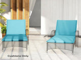 Foldable Chaise Lounge Cushion Set of 2 05784527