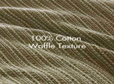 3PCS King/Cal King Waffle Washed Comforter Set B035P341105