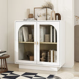 Storage Cabinet with Acrylic Door for Living Room, Dining Room, Study W688127147