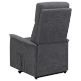 Charcoal Power Lift Recliner with Massage Function B062P153841