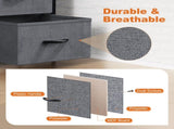 6 Drawer Fabric Dresser for Bedroom, Chest of Drawer Organizer Storage Cabinet for Closet, Entryway, 79981284