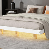 ZUN Queen Size Floating Bed with Lights Underneath,Modern Queen Size Low Profile Platform Bed with 00621509